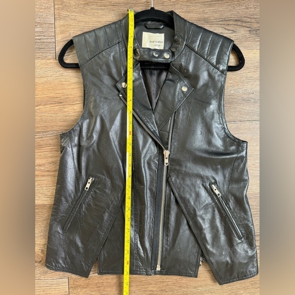 LF Stores Leather Moto Vest - Edgy Moto Style Meets Chic Fashion - Picture 7 of 10